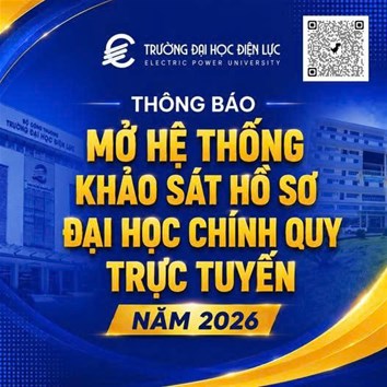 Hệ thống khảo sát hồ sơ trực tuyến trình độ Đại học chính quy năm 2026